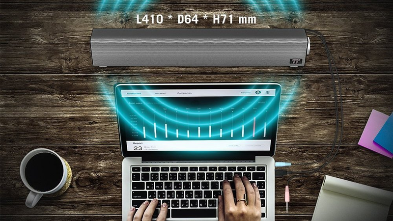Mini barra de sonido TaoTronics | $26 | Amazon | Usa el código KINJAOPHFoto: Amazon
